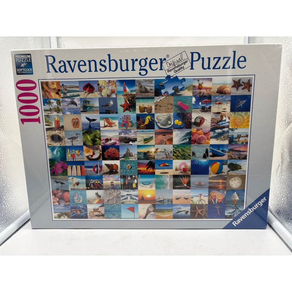 Ravensburger 99 Seaside Moments 1000 Piece Jigsaw Puzzle Beach Collage NEWSEALED